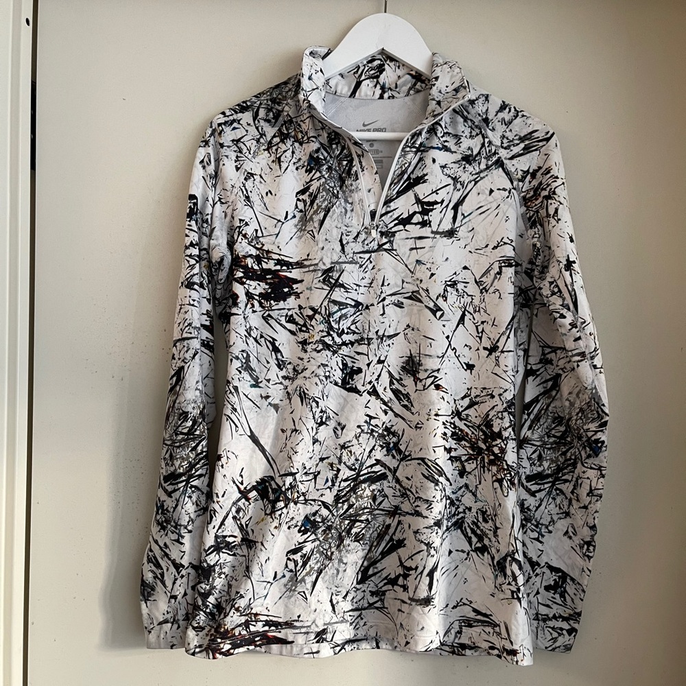 Nike Pro Combat Fitted Hyperwarm Pullover - image 1